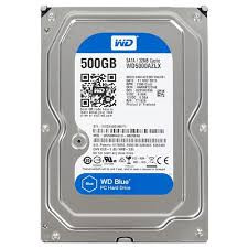 هارد دیسک اینترنال وسترن دیجیتال آبی مدل WD500 ظرفیت 500 گیگابایت با گارانتی شرکتی پلمپ( ریفر )